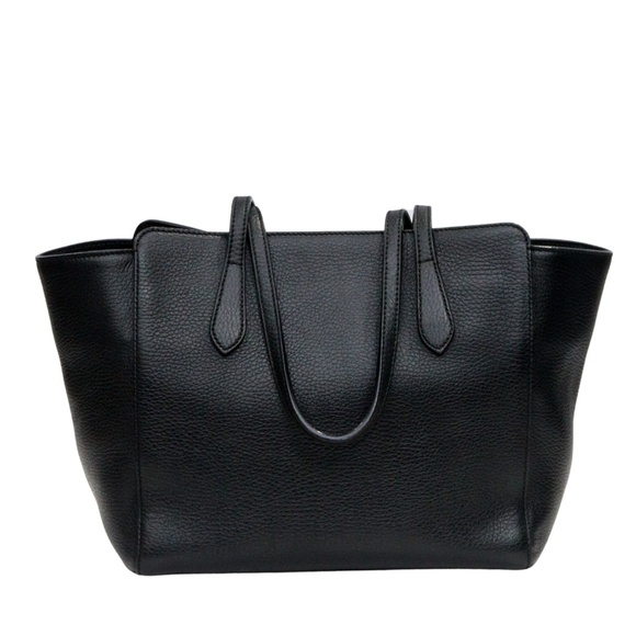 GUCCI SWING LEATHER MEDIUM TOP HANDLE BAG - Picture 4 of 10